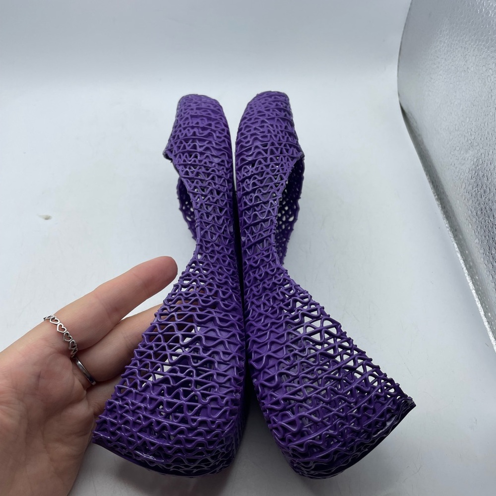 Melissa Purple Flats - Picture 7 of 9